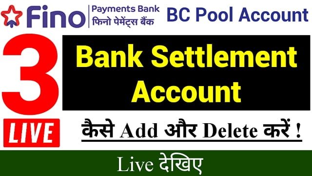 Fino Payment Bank Settlement Account