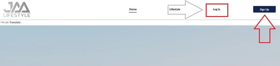 JAA Lifestyle login & Signup