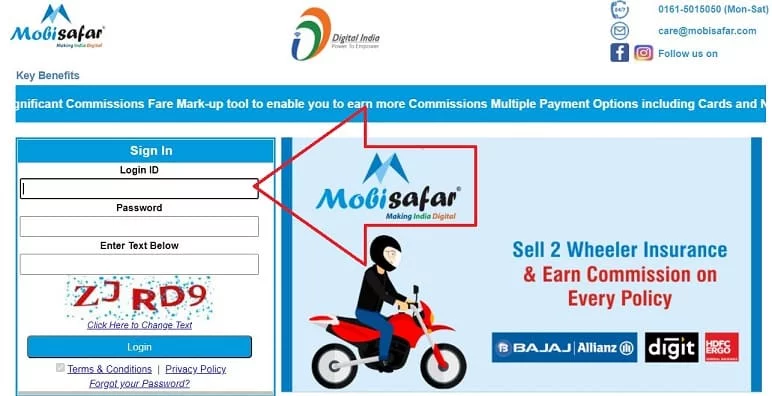 Mobisafar Login