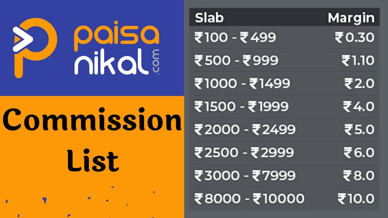 Paisa Nikal Commission Chart