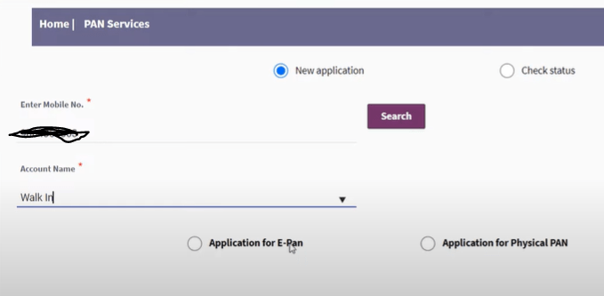 fino bank pan card apply