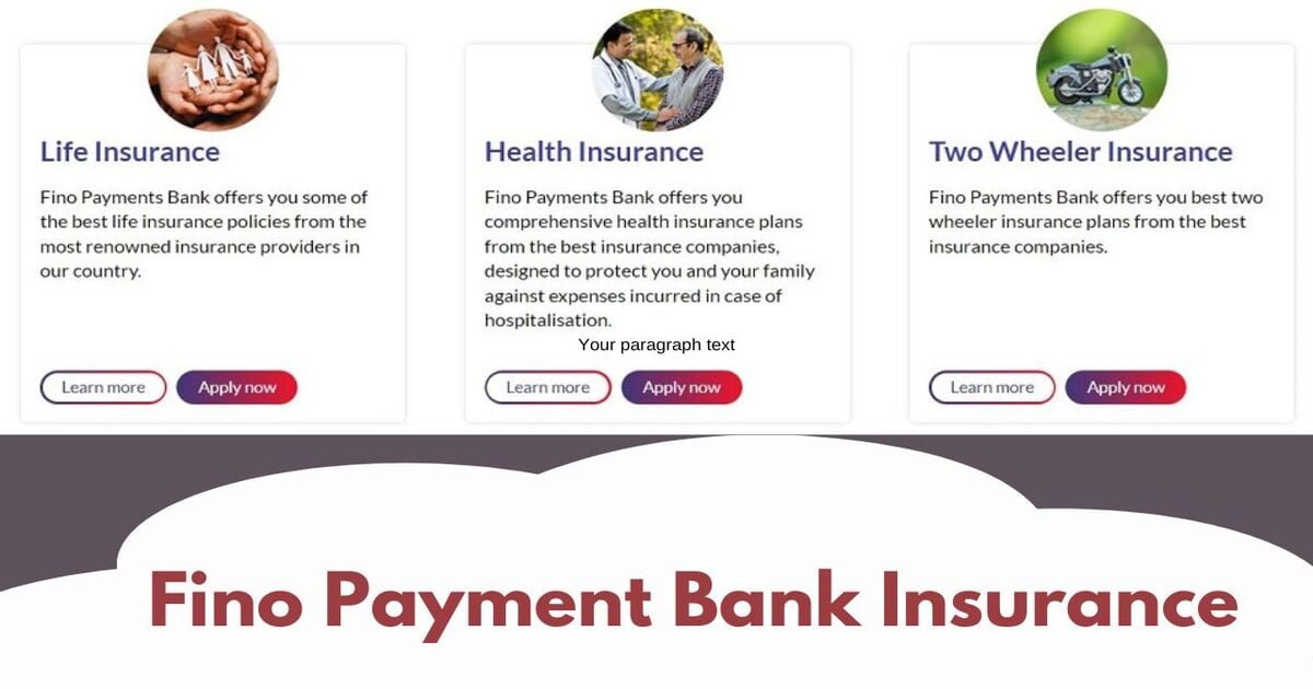fino payment bank insurance