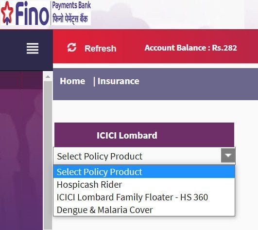 fino payment bank insurance