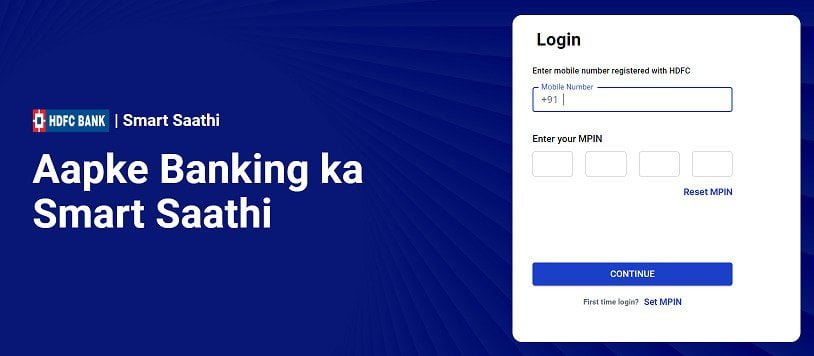 hdfc bc login