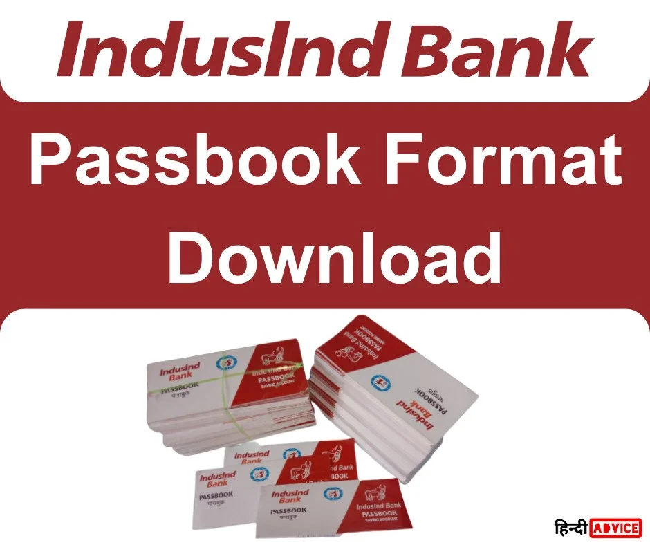 Indusind Bank CSP Passbook Format Download
